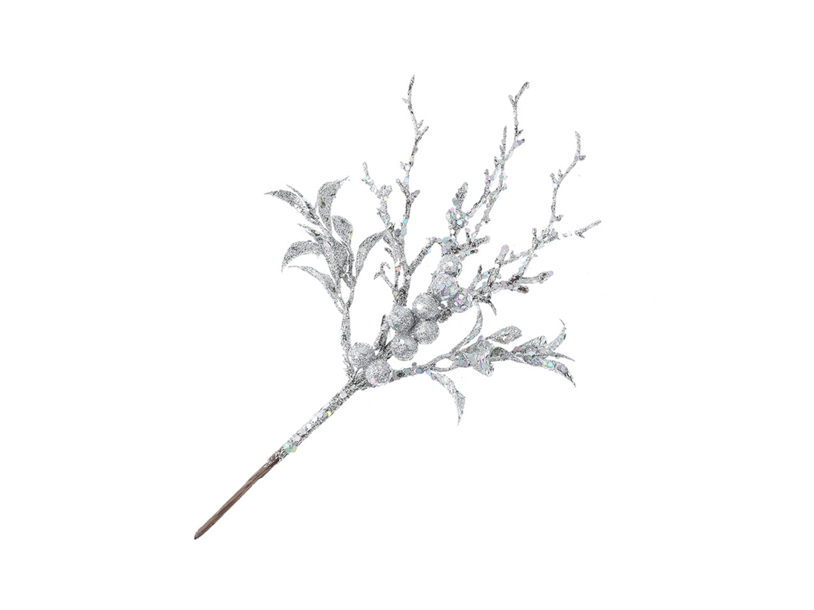 Laxiscreed Ramo De Natal Artificial Dourado Com Pó De Ouro, 28 Cm, Decoração Festiva Elegante