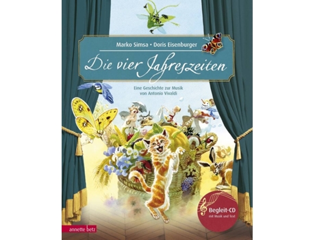 Livro+CD Simsa,Marko/Eisenburger,Doris - Die vier Jahreszeiten (1CD)