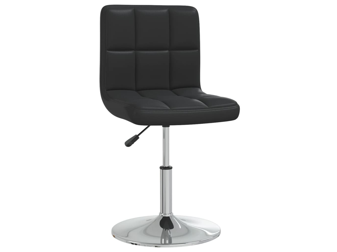 Vidaxl Cadeira De Jantar Couro Artificial Preto