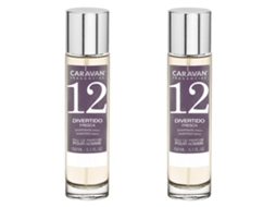 Conjunto de 2 Perfumes CARAVAN para Homem Nº12 150Ml