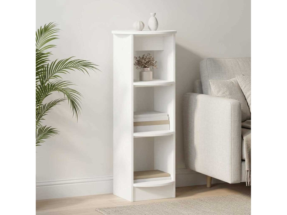 Vidaxl Armário Lateral Branco 40 X 40 X 100 Cm Madeira Engenheirada