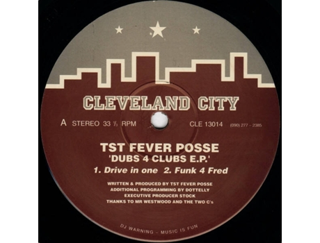 Vinil Dubs 4 Clubs Ep Cleveland City