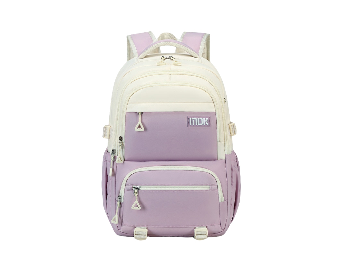 Laxiscreed Mochila Escolar Leve E Resistente Para Jovens, Proteção De Costas, Impermeável, Moda E Espaçosa
