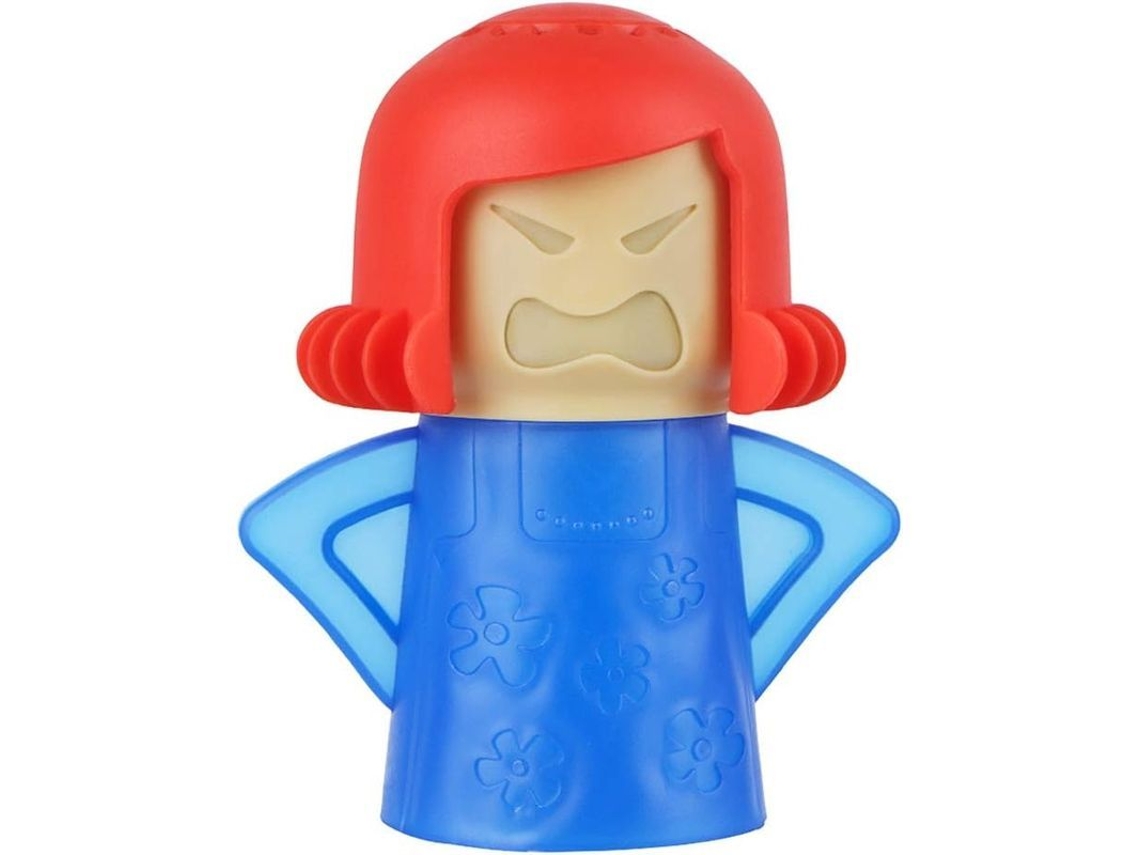 Limpador de Micro-ondas Angry Mom - Ferramenta de Limpeza a Vapor de Alta Temperatura para Cozinhar (Azul)