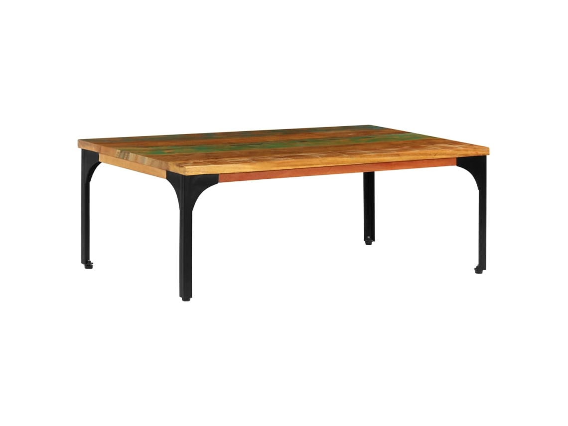 Mesa de Centro 100x60x35cm Madeira Recuperada Maciça MAISON EXCLUSIVE