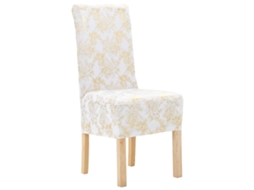 Chair Cover, Chair Covers Vidaxl Ouro Tecido (n/a)