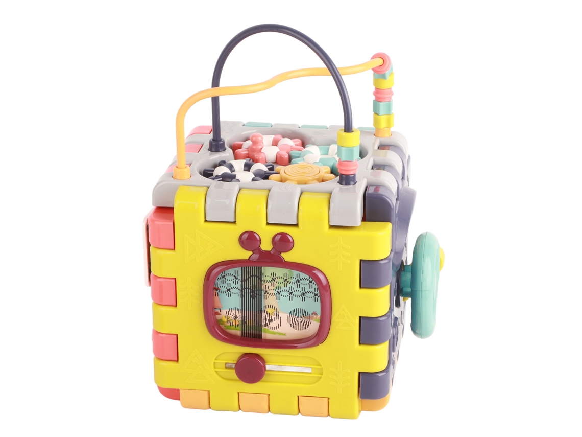 Ats juguete Hexaedro para Bebê: Juguete Educatsivo de Aprendizagem Precoce com Cores Brilhantes e Atsividades Multifuncionais