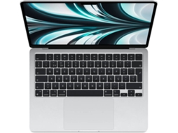 MacBook Air APPLE Prateado (13.6'' - Apple M2 8-core - RAM: 8 GB - 256 GB SSD - GPU 8-core)