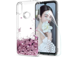Capa Xiaomi Redmi Note 7 HONGWE. Purpurina Rosa