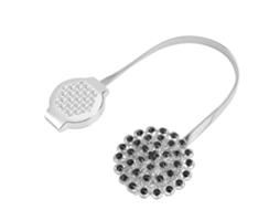 Fecho Magnético Para Cortina De Mola Com Diamante Redondo (ajustável, Com Fecho De Cristal)