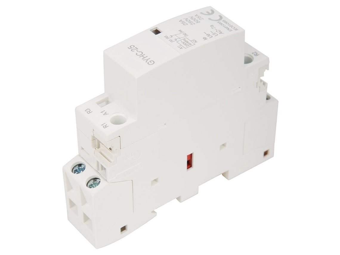 Laxiscreed Contactor Residencial 2p 25a Para Ar Condicionado, Montagem Em Trilho Din