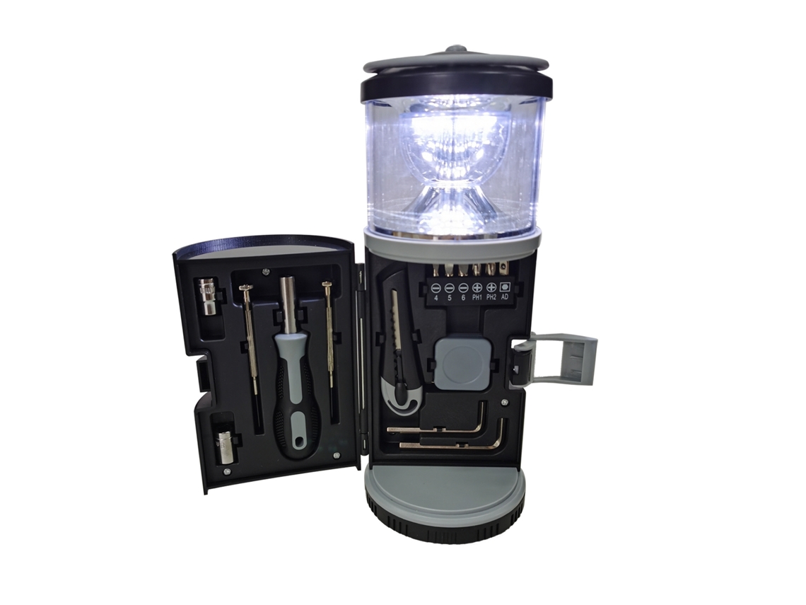 Lanterna Led Camping Com 15 Ferramentas Automotivas, Kit Outdoor Pesca, Presente Para Homem E Pai (pilhas Não Inclusas)