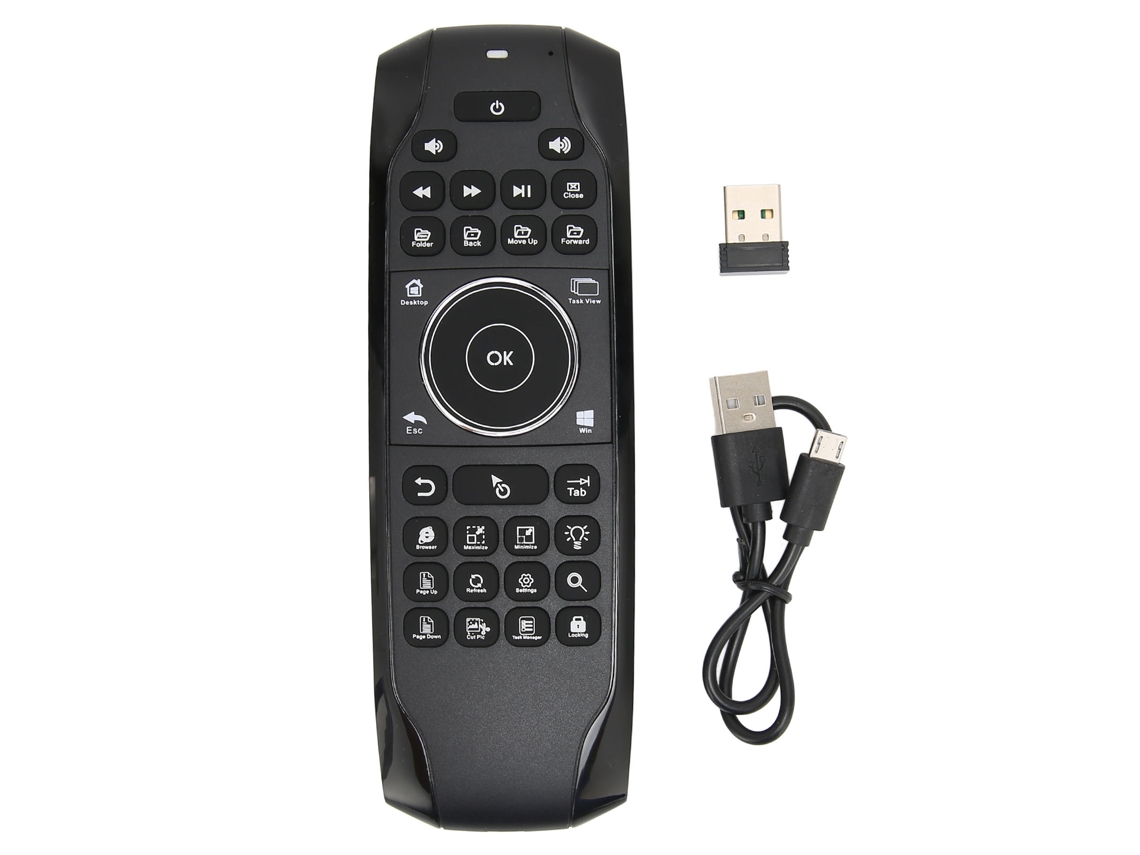 Teclado Mouse Aéreo Sem Fio LAXISCREED com Iluminação