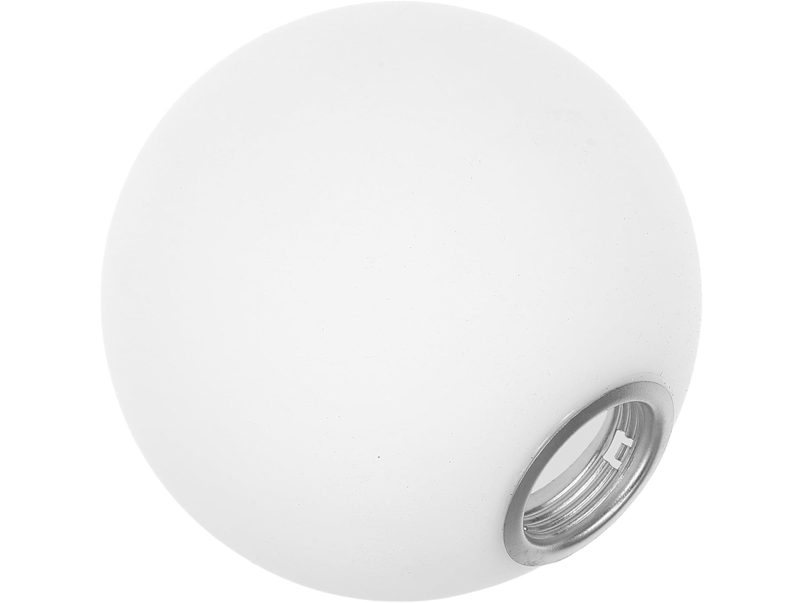 Globo de Vidro Branco Fosco Esférico para Luminária, Fácil de Limpar, 100 Mm de Diâmetro, para Lustres e SFUSHOS