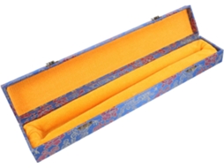Caixa Armazenamento Decorativa Bordada Elegante Leque Dobrável Chinês Tampa Guardar Lembranças Objetos GOKOCO