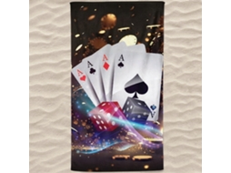 Toalha De Praia Microfibra Casino