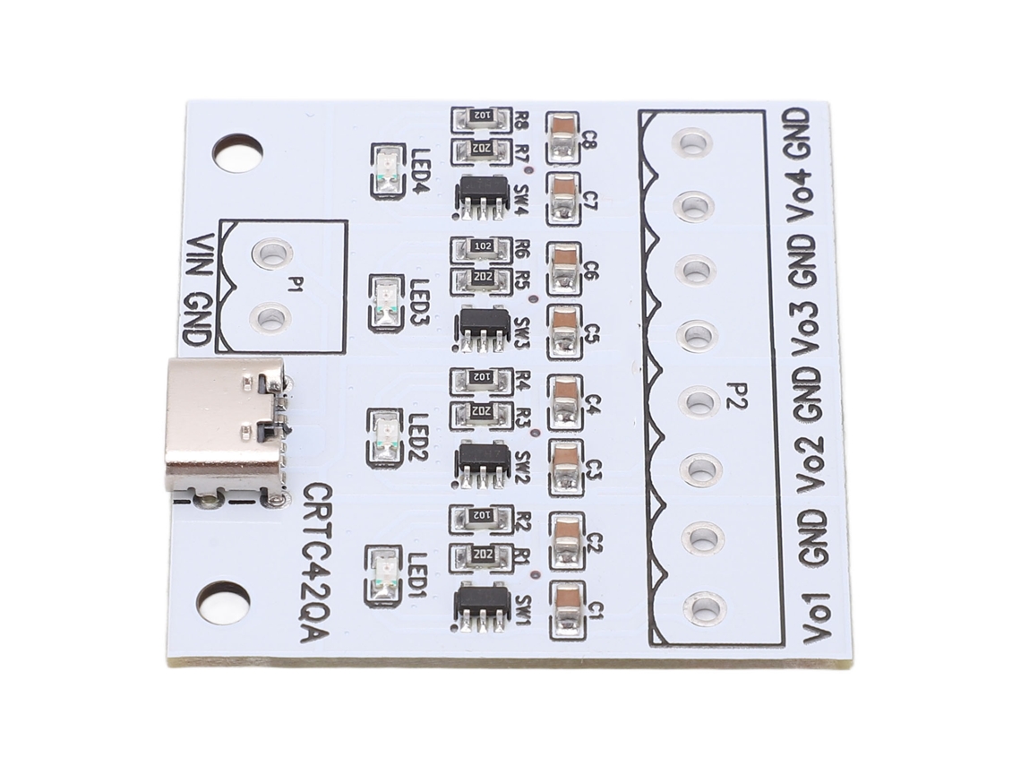 Carregador De Bateria De Lítio Laxiscreed Com 4 Canais E Carregamento Type-c De Alta Eficiência