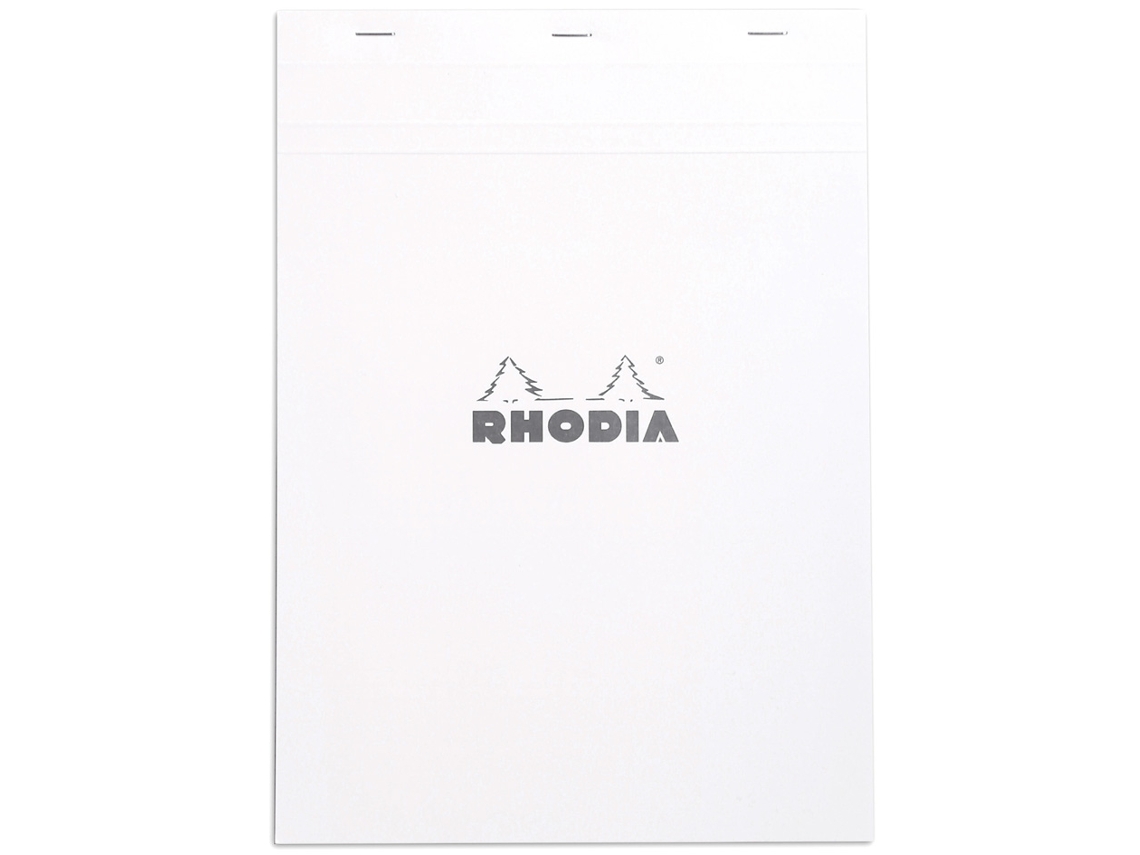 Bloco de Notas RHODIA Não. 18 Din A4 Quadrado Branco