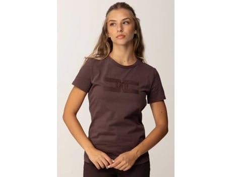Camiseta Feminina Elisabetta Franchi Poliéster Vermelho (42)