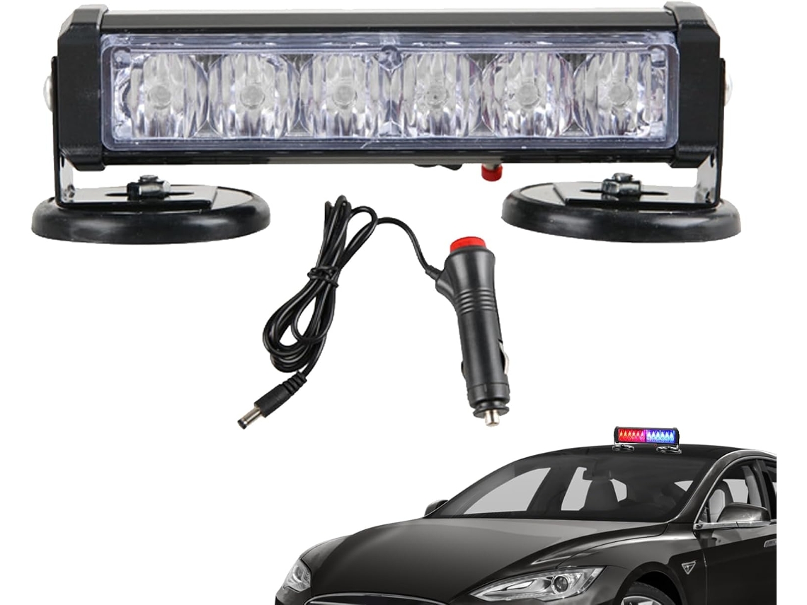 Barra De Luz Led Magnética Para Carros E Vans Lâmpada À Prova D Água