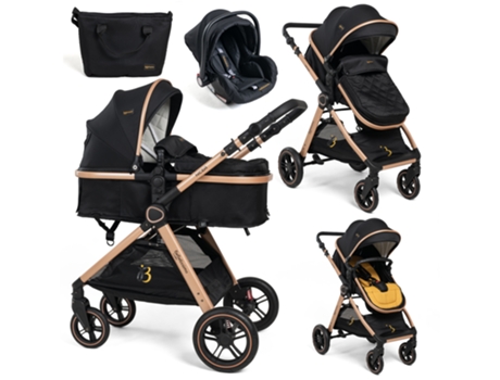 Carrinho de Bebé Trío 3 em 1 0-22 kg Nicea Gold BEBELISSIMO