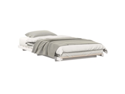Estrutura de Cama de Chão Branco 90 X 200 Cm MAISON EXCLUSIVE