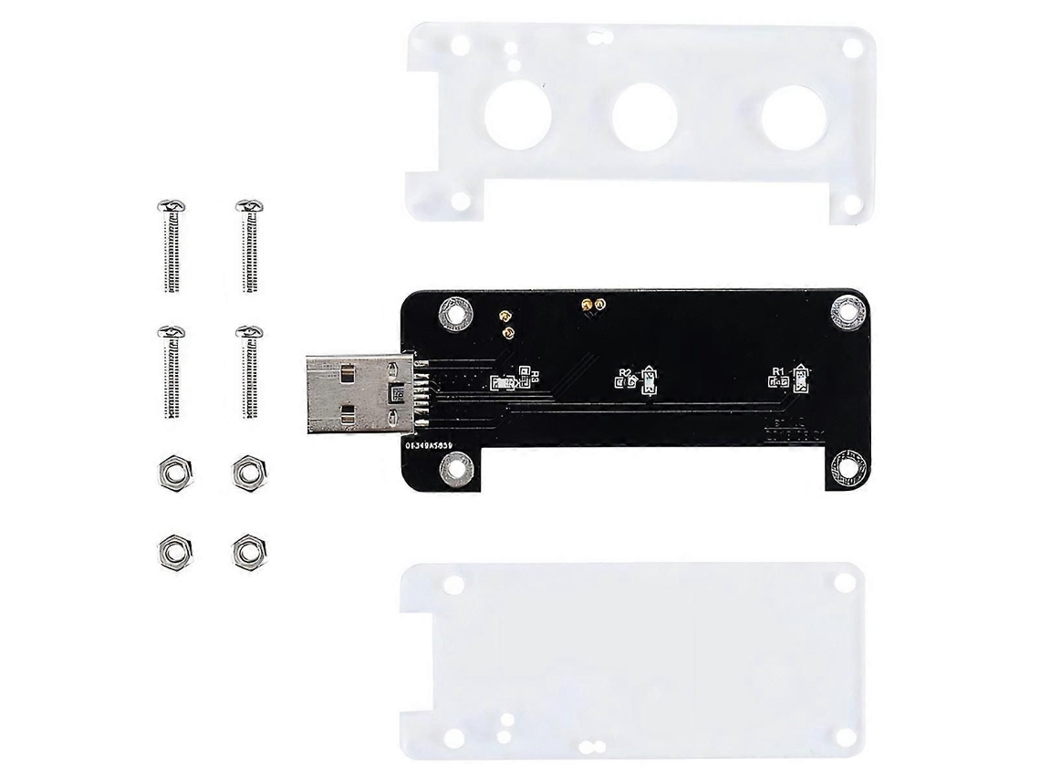 Kit de Expansão Usb para Placa Zero E Zero W, Com possibilidade de inserção nas laterais Frontal e Traseira