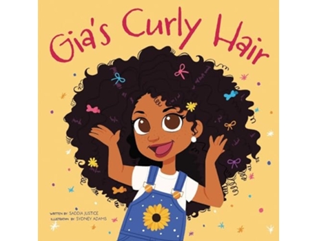Livro Gias Curly Hair de Saddia Justice (Inglês)