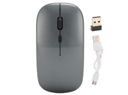 Aetheria rato Sem Fio Usb Recarregável Baixo Ruído para Trabalho Estudo Lazer Cinza
