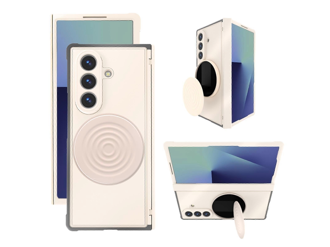 Capa Magnética Giratória 360° Com Toque Aveludado Para Samsung Galaxy Z Fold7 5g