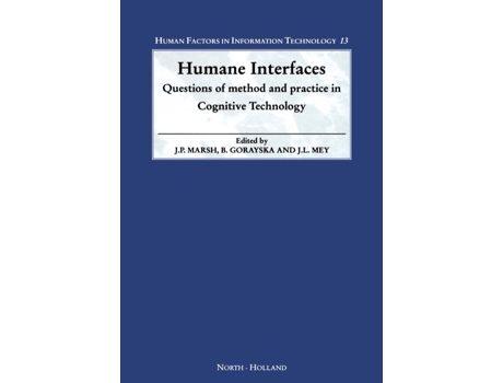 Livro Humane Interfaces de Jp Marsh, B Gorayska et al. (Inglês - Capa Dura)