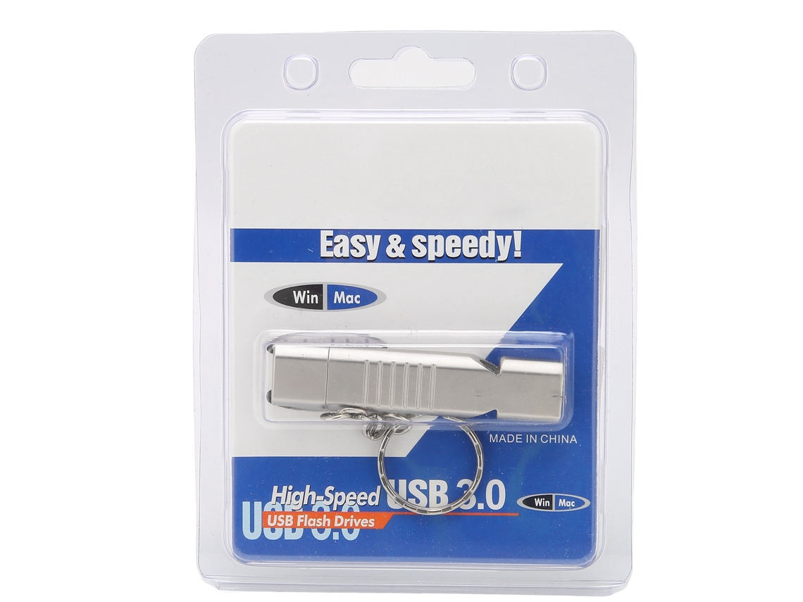 Pendrive Usb 3.0 64gb Antichoque com Silbato