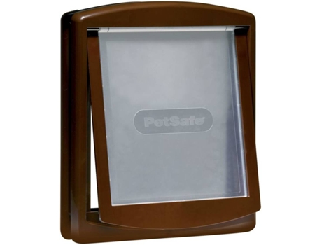 Porta para Gatos PETSAFE (Castanho - Plástico - 38.6x5.3x45.6 cm)
