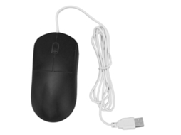 Aetheria mouse Óptico com Fio 1200dpi Usb Plug And Play Design Ergonômico para Laptop Desktop Pc Preto