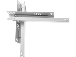 Ukcoco 2 Peças De Corrediças Para Gavetas Armário Com Fechamento Suave, Trava E Amortecedor, Laminadas A Frio