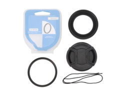 2026 conjunto de Parasoles para Lentes 52mm com Filtro Uv, Tampa e Protetor de Lente