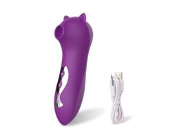 Vibrador Poderoso De 10 Frequncias, Estimulador De Suco Do Mamilo Do Clitris (roxo) Yizhood