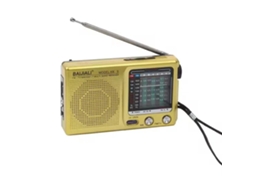 Mini Rádio Fm Kk9, Rádio de Bolso Portátil MDUG (dourado)