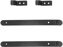 Guia De Porta Basculante Fomiyes, Guia De Porta Armário Plástico Preta Para Contêineres, Silenciosa E Resistente Ao