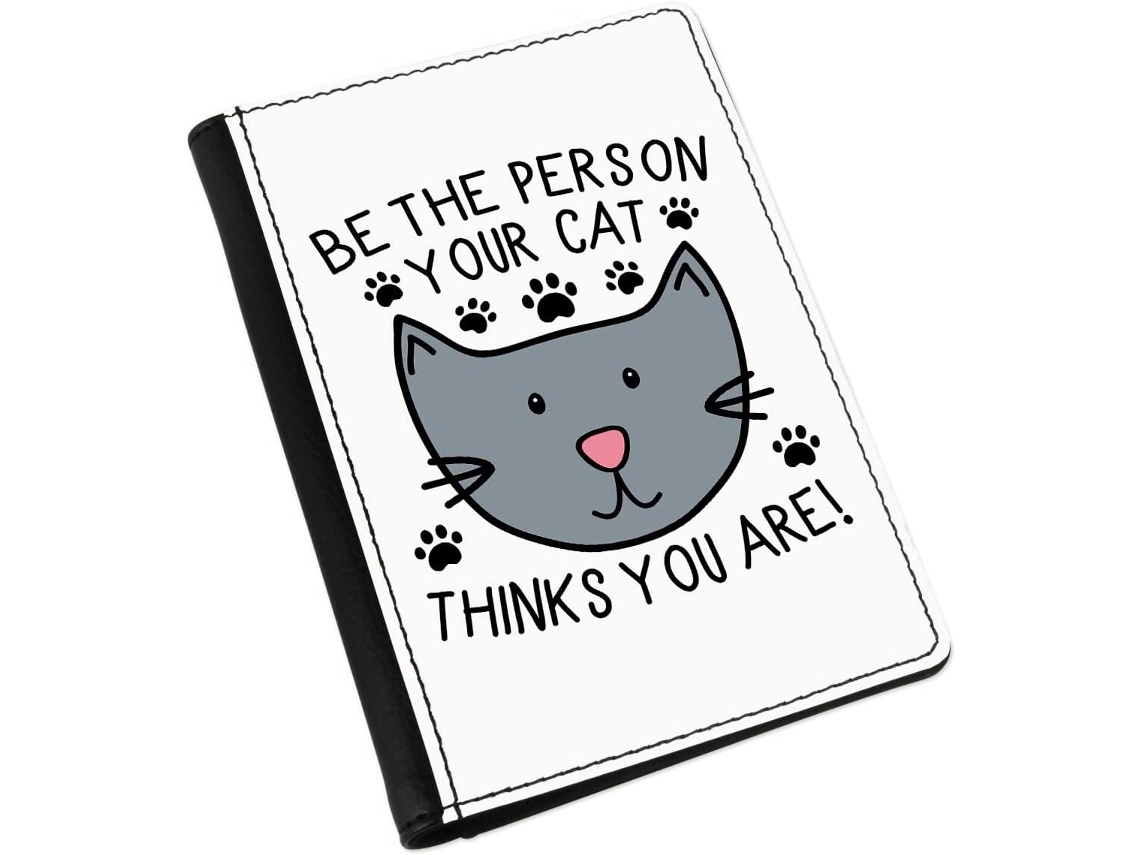 Porta Passaporte Gift Base Seja a Pessoa Que Seu Gato