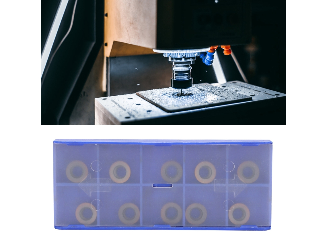 10 Inserts Cnc Redondos R5 Para Aço E Ferro Fundido