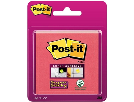 Bloco de Notas Adesivas  Super Sticky Papoila (76 x 76 mm - 90 folhas)