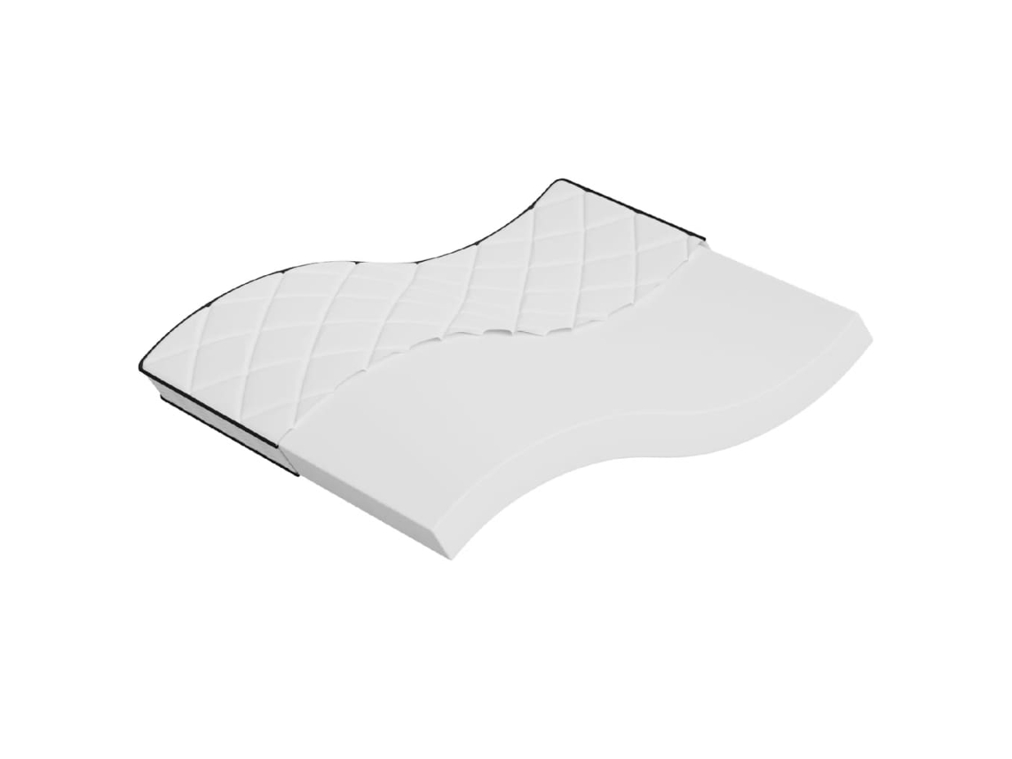Vidaxl Colchão De Espuma Médio Suave 160x200 Cm