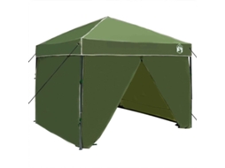 Conjunto 1 Tenda De Toldo Vidaxl Verde Tecido (243 X 243 X 251 Cm)