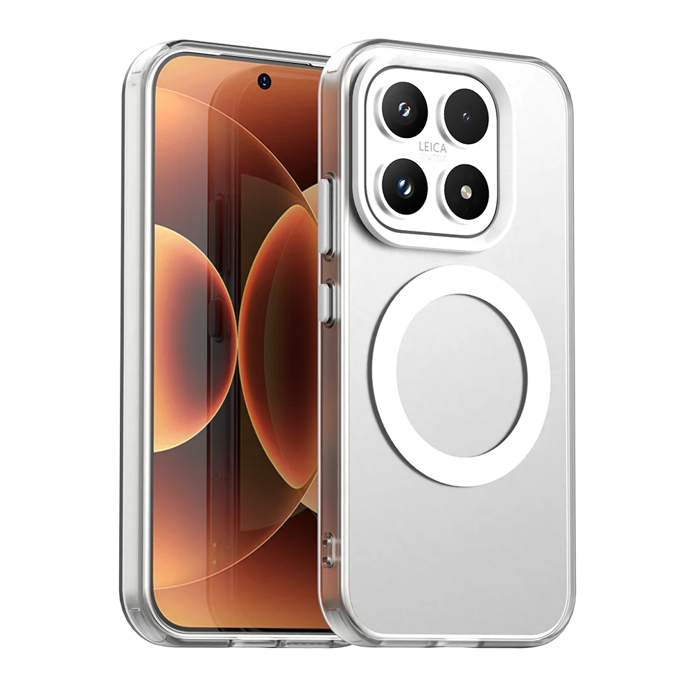 (branco, Note 15 Pro Plus 5g) Capa Transparente Fosca Para Celular Com Carregamento Sem Fio Magnético, Capa Protetora À Prova De Choque.