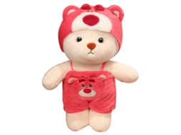 Mali boneco de Pelúcia Cartoon Transformável Urso Morango para Crianças Brinquedo Calmante