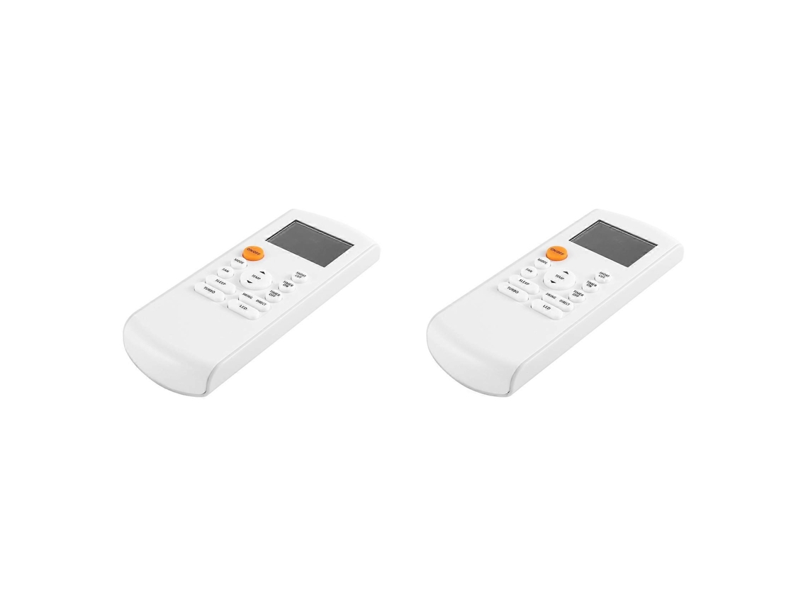 2 Controles Remotos De Substituição Para Ar Condicionado Midea Rg57b1/bge Rg57b/bge Rg57/bge Rg57a6/bgef Rg57e1/bgeu1