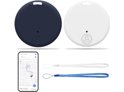 2 Unidades De Rastreador Gps Bluetooth Com Localização Inteligente, Compatível Com Ios E Android, Alarme Sonoro