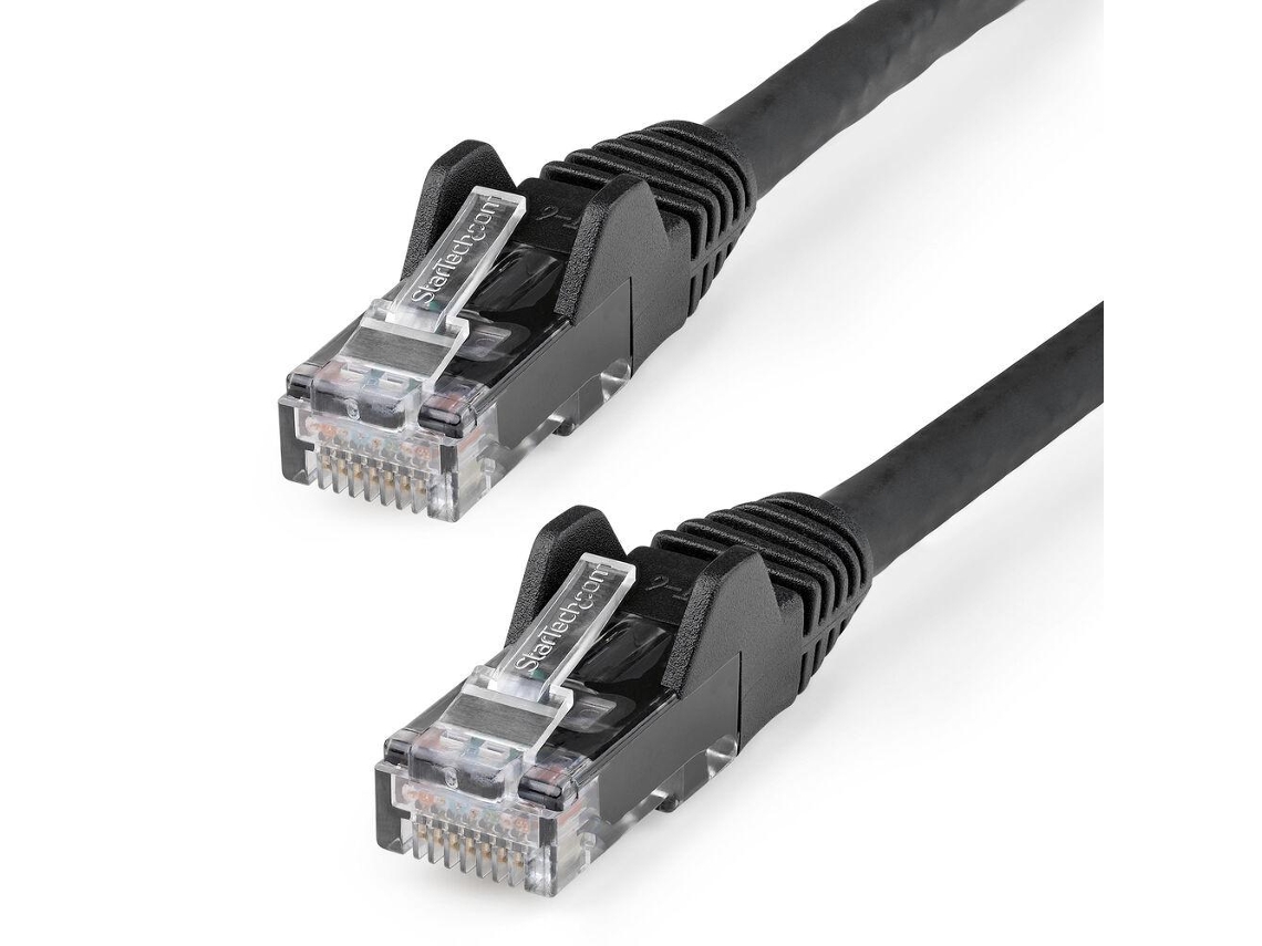 Cabo de Rede Rígido Utp Categoria 6 Startech N6Lpatch1Mbk 1 M