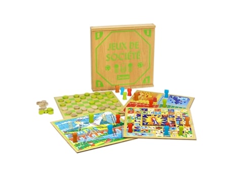 Jogo de Tabuleiro JEUJURA Board Games Box (3 Anos)